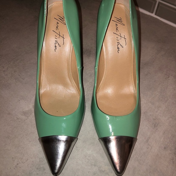 Mark Fisher mint green stilettos - Picture 5 of 6